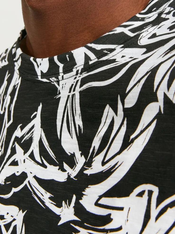 All Over Print Crew neck T-shirt