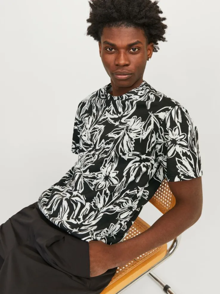 All Over Print Crew neck T-shirt