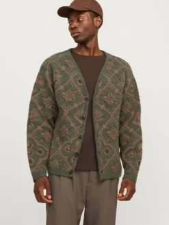 All Over Print Knitted cardigan