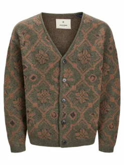 All Over Print Knitted cardigan