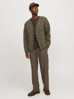 All Over Print Knitted cardigan