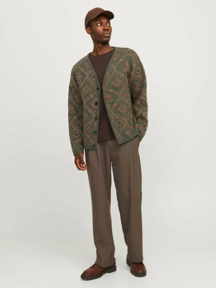 All Over Print Knitted cardigan