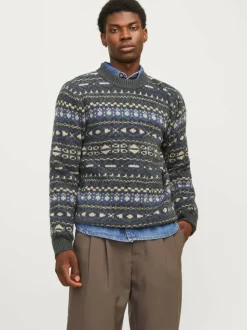 All Over Print Knitted pullover
