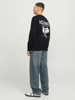 Backprintet Sweatshirt