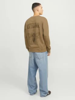 Backprintet Sweatshirt