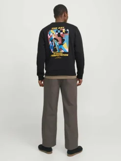 Backprintet Sweatshirt