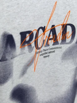 Backprintet Sweatshirt
