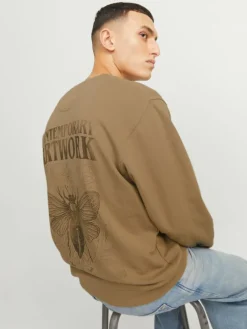 Backprintet Sweatshirt
