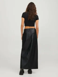 JXELVA Faux leather skirt
