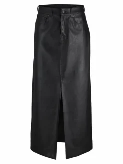 JXELVA Faux leather skirt
