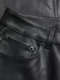 JXELVA Faux leather skirt