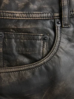 JXHAILEY Faux leather skirt