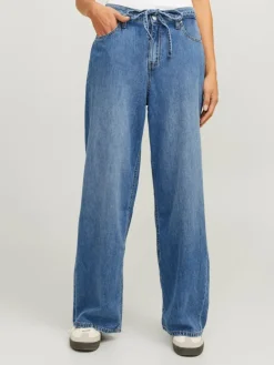 JXPIXI WIDE LINEN BLEND LW JEANS DNM