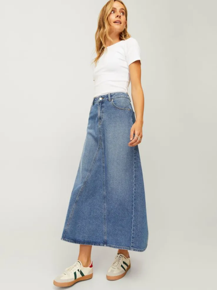 JXRIDA Denim Skirt