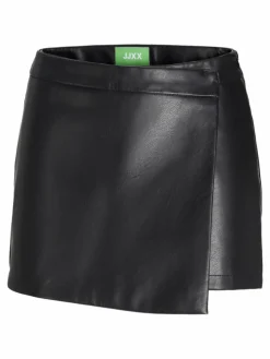 JXSOFIA Synthetic leather skirt