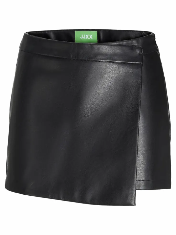 JXSOFIA Synthetic leather skirt