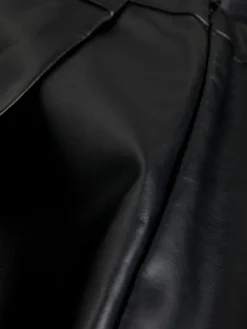 JXSOFIA Synthetic leather skirt