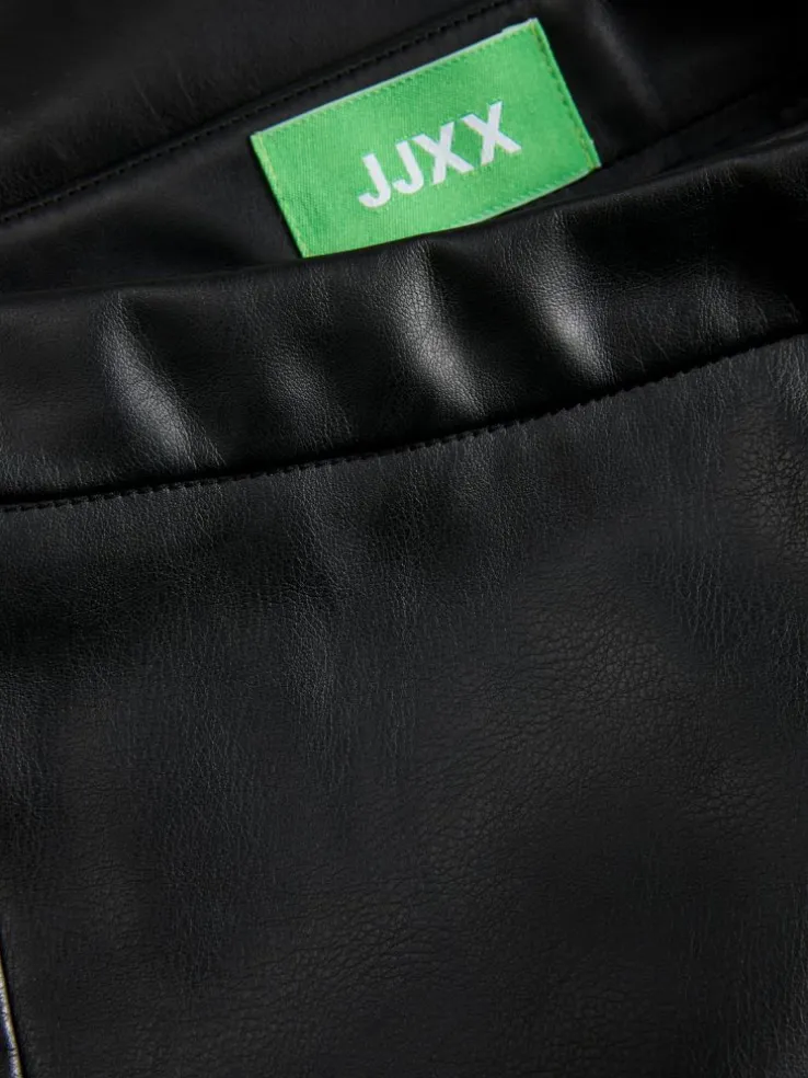JXSOFIA Synthetic leather skirt