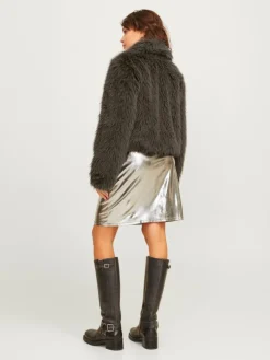 JXTANIA Synthetic fur jacket