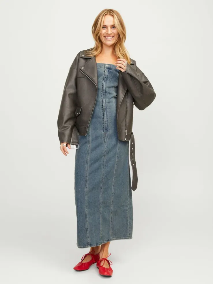 JXTINGA Denim Dress