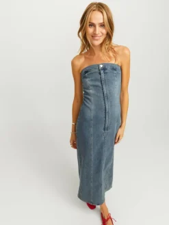 JXTINGA Denim Dress