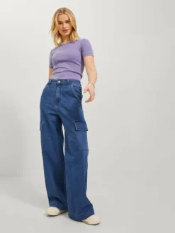 JXTOKYO ASHA WIDE HW JEANS YK DNM