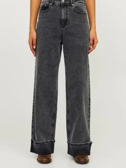 JXTOKYO WIDE FOLD HW JEANS DNM LN