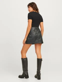 JXTORA Synthetic leather skirt