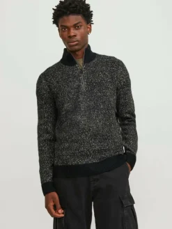 Melange Quarter zip