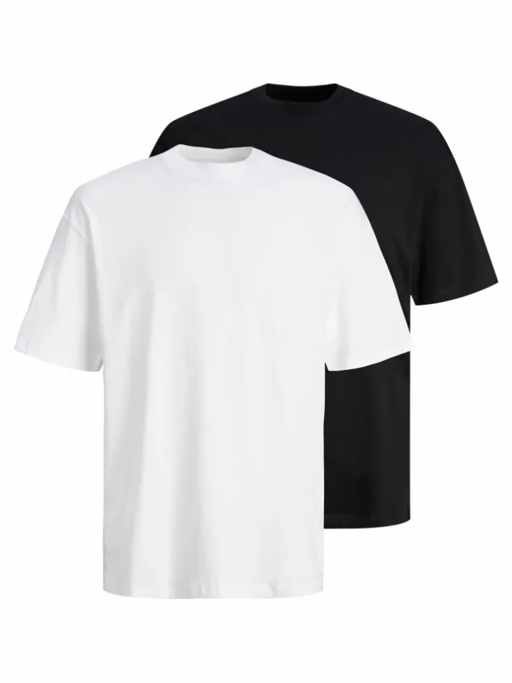 2-pack Plain Round Neck T-shirt