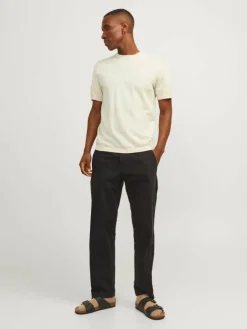 Plain Crew neck Knitted pullover
