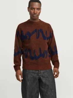 Printed Knitted pullover