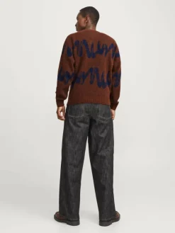 Printed Knitted pullover