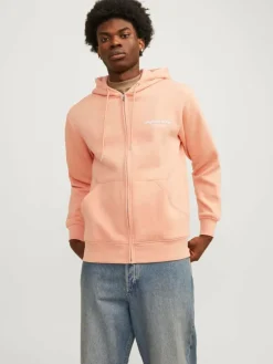 Printed Zip Hoodie