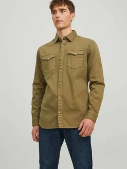 Slim Fit Denim Shirt