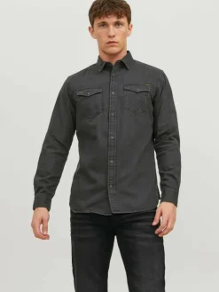 Slim Fit Denim Shirt