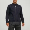 Synthetic suede jacket
