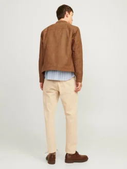 Synthetic suede jacket