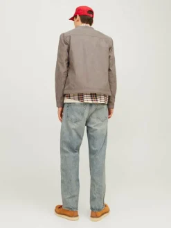 Synthetic suede jacket