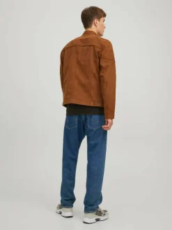 Synthetic suede jacket