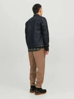 Synthetic suede jacket
