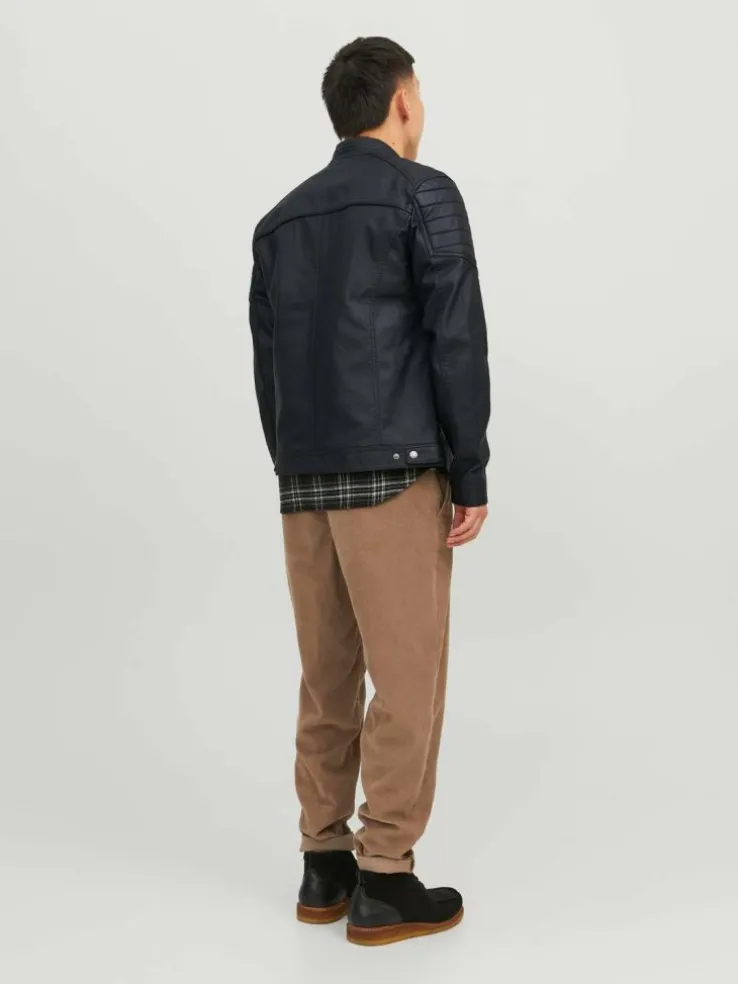 Synthetic suede jacket