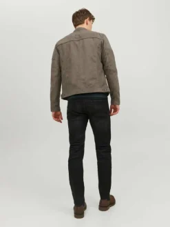 Synthetic suede jacket
