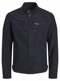 Synthetic suede jacket