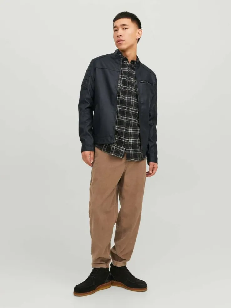 Synthetic suede jacket