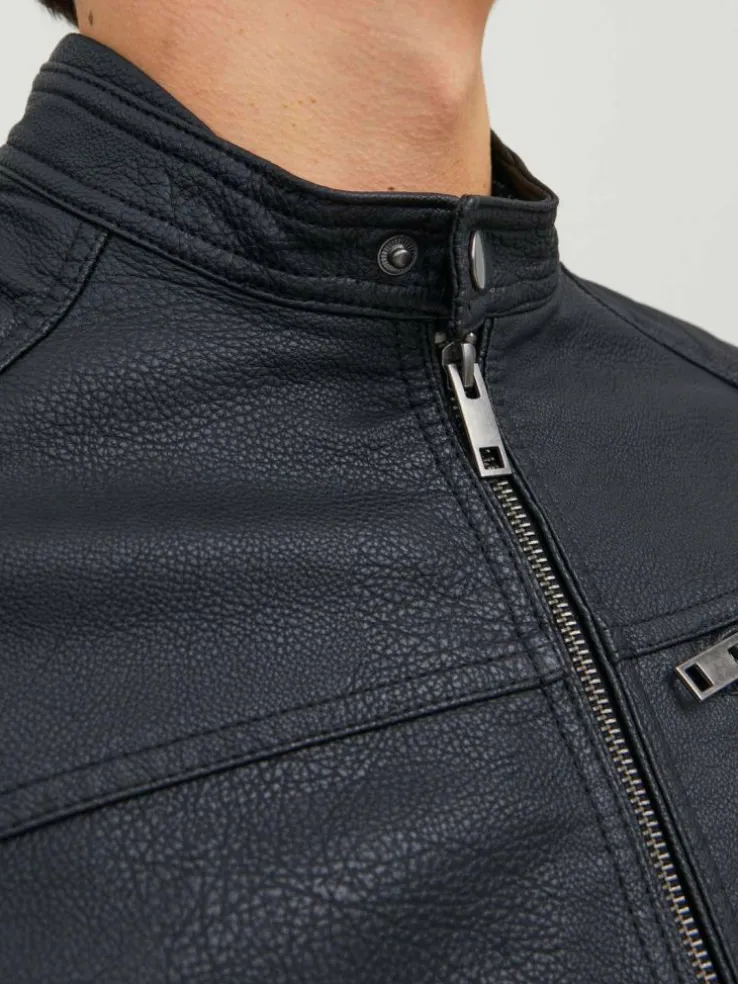 Synthetic suede jacket