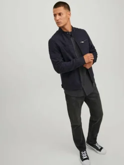 Synthetic suede jacket