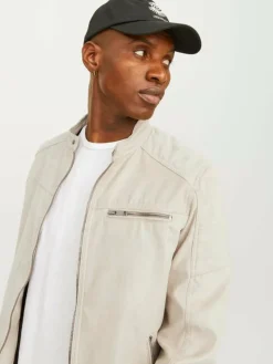 Synthetic suede jacket